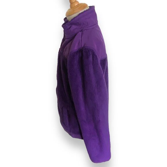 The Children's Place Girls Fleece Jacket Size S 5 6 Purple Full Front Zip - Picture 5 of 7